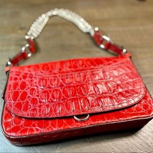 Vintage Miu Miu Red Shoulder Bag / Purse